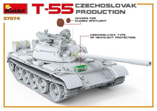 1/35 MiniArt 37074 T-55 Czechoslovak Production