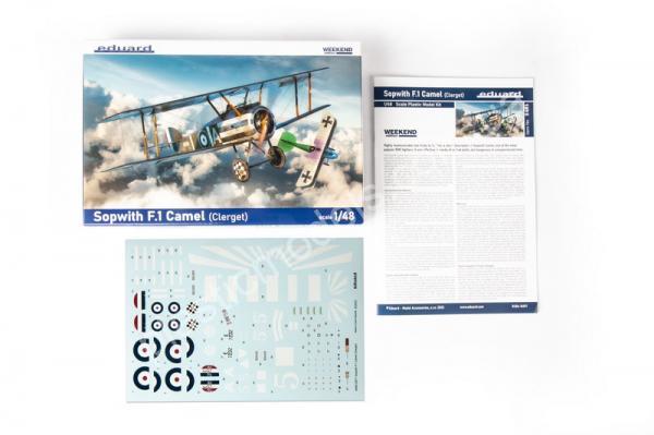 1/48 Eduard 8486 Sopwith F.1 Camel (Clerget)