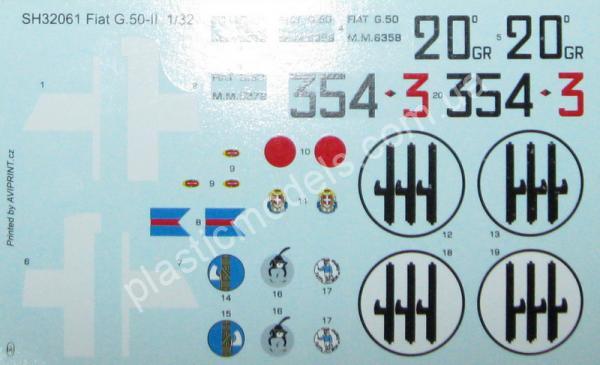 1/32 Special hobby 32061 Fiat G.50-II 