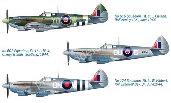 1/72 Italeri 1318 Spitfire F.Mk. Vll