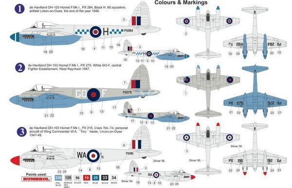 1/72 AZ model 7651 DH-103 Hornet F Mk.I/F.1