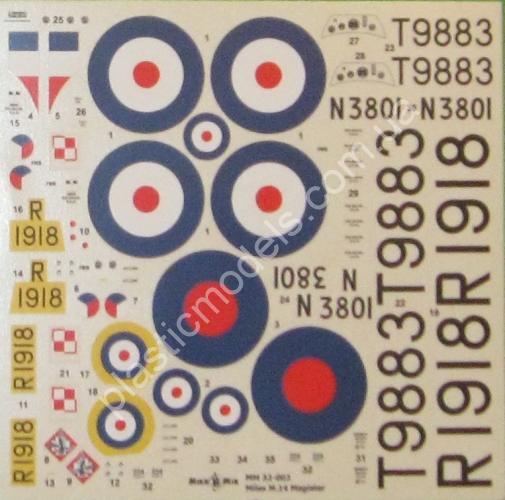 1/32 Mikro Mir 32-002 Miles Magister