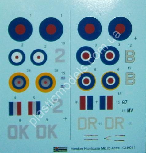 1/72 Kovozavody Prostejov 0011 Hawker Hurricane Mk.IIc “Aces”