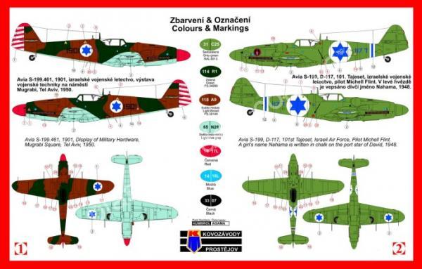 1/72 KMP 0006 AVIA S-199 „MESSER/SAKIN“