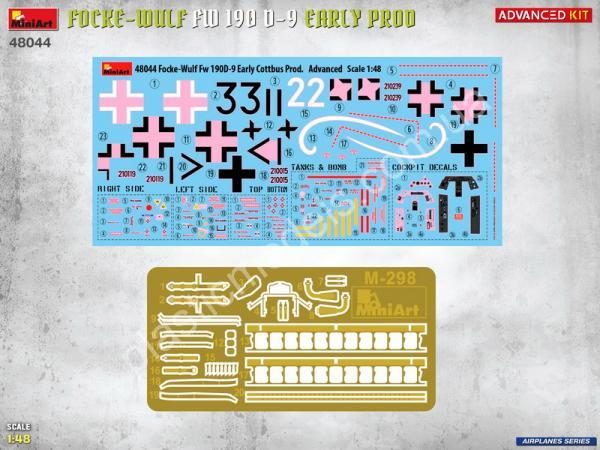 Focke Wulf Fw-190 D-9 Early Production (Advanced Kit) 1/48 MiniArt 48044