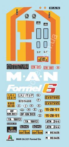 1/24 ITALERI 756 MAN 26.321 Formel Six