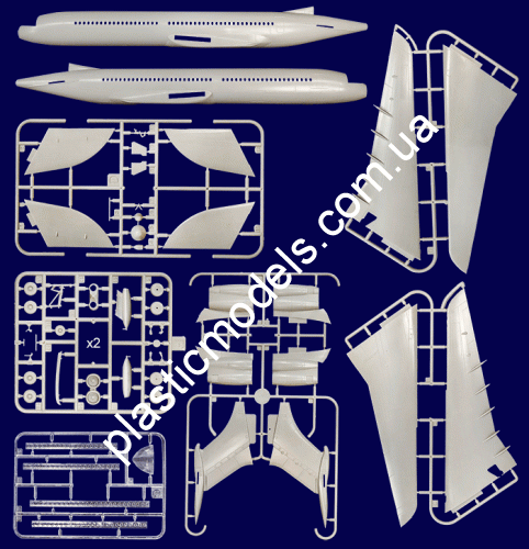 1/144 Roden 329 Vickers Super VC10 Type 1154 (East African Airways)
