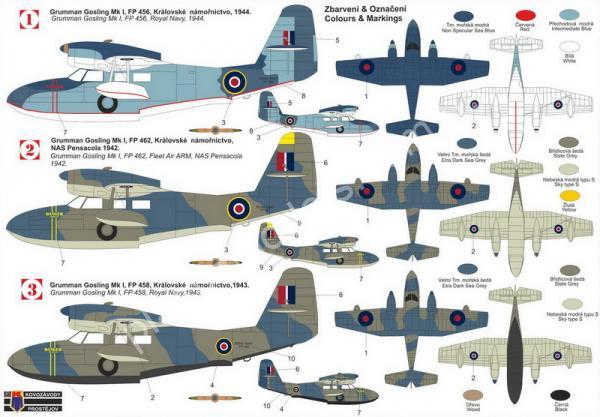 1/72 Kovozavody Prostejov 0474 Grumman Gosling Mk.I