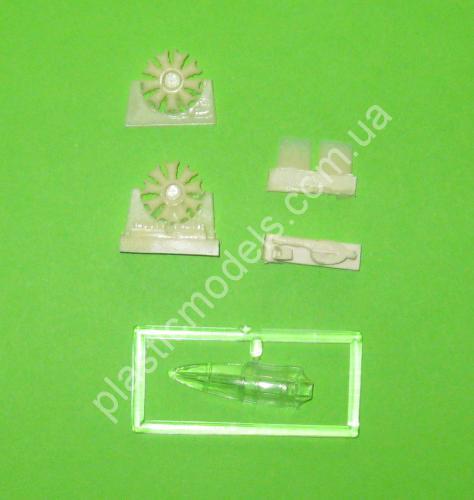 1/72 RS models 92196 Kawasaki Ki-100-II and North-American P-51H Mustang two kits in box