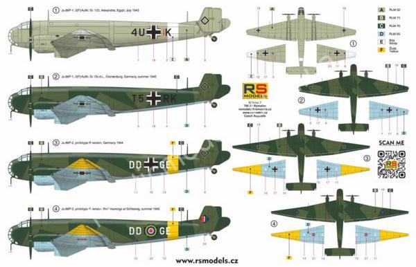 1/72 RS models 92276 Junkers Ju-86P