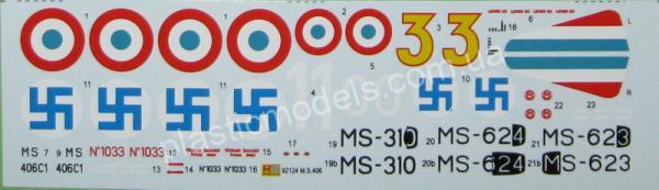1/72 RS models 92124 Morane Saulnier MS.410