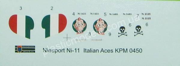 1/72 Kovozavody Prostejov 0450 Nieuport Ni-11 Bébé “Italian Aces”