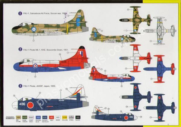 1/72 Admiral 7225 F6U-1 Pirate International