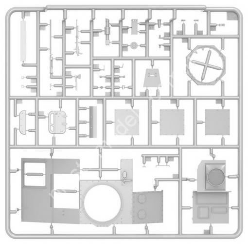 1/35 MiniArt 35237 T-60 Screened (Plant No. 264 Stalingrad) Interior Kit