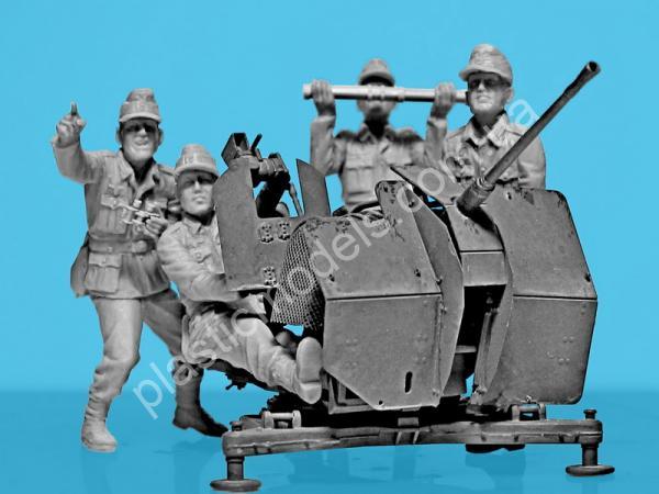 1/35 ICM 35718 2cm Flak 38 with Crew