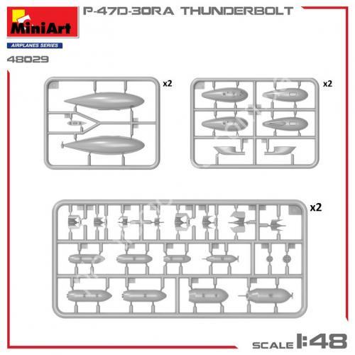 P-47D-30RA Thunderbolt 1/48 MiniArt 48029