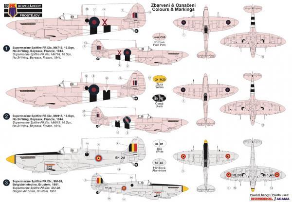1/72 Kovozavody Prostejov 0176 Spitfire FR.IXc
