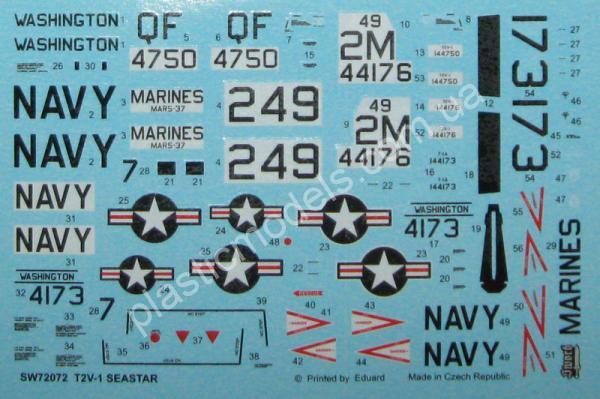 1/72 Sword 72072 T2V-1/T-1A Seastar