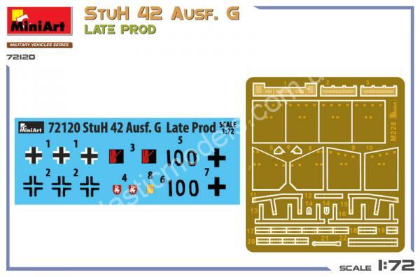 1/72 MiniArt 72120 StuH 42 Ausf. G Late Production