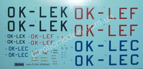 1/72 Kovozavody Prostejov 0542 Letov S-239