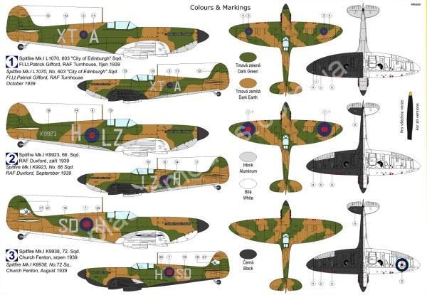 1/72 Kovozavody Prostejov 0261 Spitfire Mk.Ia „Three Blade Prop“