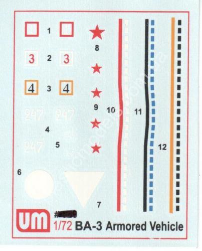 1/72 UM 364 Armored vehicle BA-3