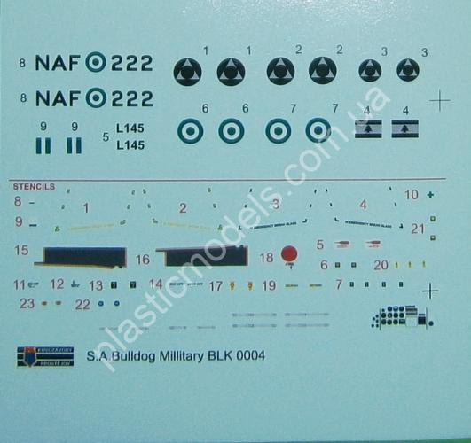 1/72 Kovozavody Prostejov BLK 0004 S.A. Bulldog