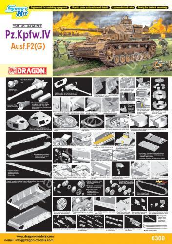 1/35 Dragon 6360 Pz.Kpfw. IV Ausf. F2 (G)