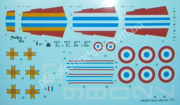 1/72 Frrom Azur 0057 Bloch 210 ‘Late’