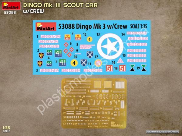 1/35 MiniArt 53088 Dingo Mk. III Scout Car with Crew