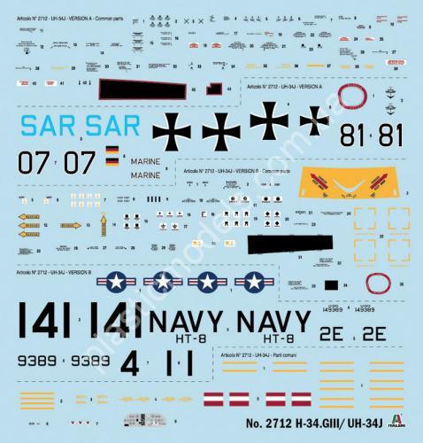 1/48 Italeri 2712 H-34G.lll/UH-34J