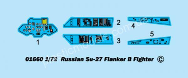 1/72 Trumpeter 01660 Su-27 Flanker B