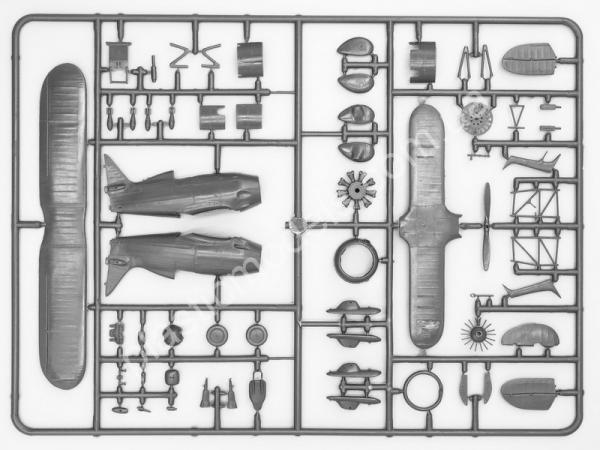 1/72 ICM 72013 И-15 бис лыжная версия