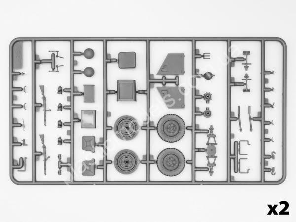 1/35 ICM 35584 le.gl.Einheits-Pkw Kfz.4 German Light Anti-Aircraft Vehicle