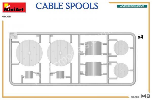 Cable Spools 1/48 MiniArt 49008