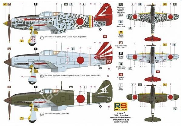1/72 RS models 92180 Ki-61 I Hei
