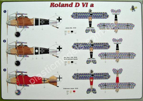 1/48 FLY 48005 Roland D VIa (German Fighter WWI)
