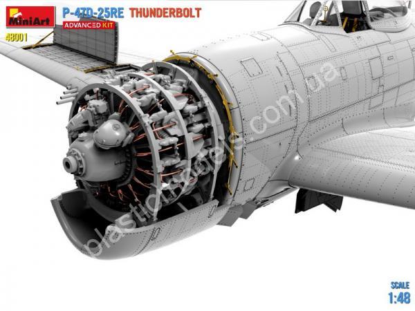 P-47D-25RE Thunderbolt Advanced Kit 1/48 MiniArt 48001