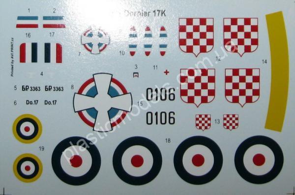 1/72 RS models 92031 Dornier Do 17 K
