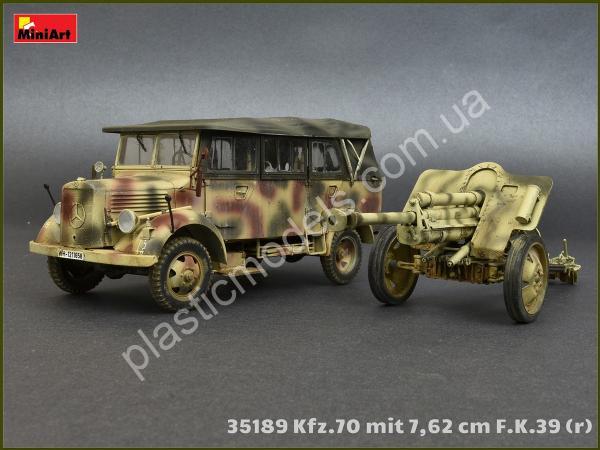 1/35 MiniArt 35189 Kfz.70 & 7,62 cm F.K. 39 ( r )