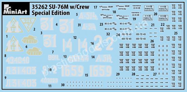 1/35 MiniArt 35262 SU-76M w/Crew Special Edition