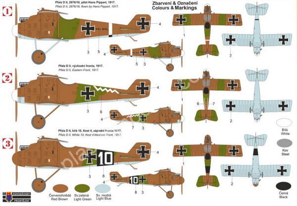 1/72 Kovozavody Prostejov 0272 Pfalz D.II „Haifisch“