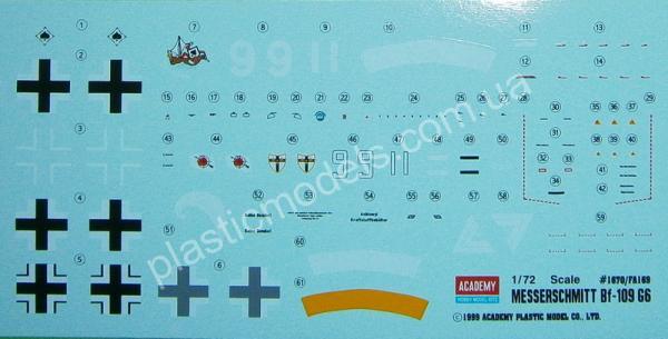 1/72 Academy 12467 Messerschmitt Bf109G-6