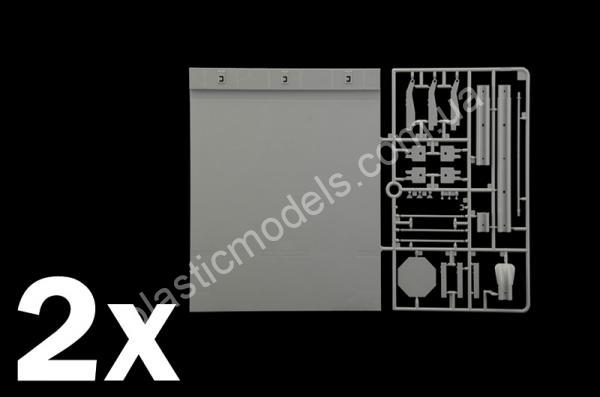 1/24 Italeri 3864 Guard Rail & Road Section for display