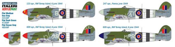 1/48 Italeri 2734 D-DAY Typhoon Mk.I Mk.1B LATE MODEL