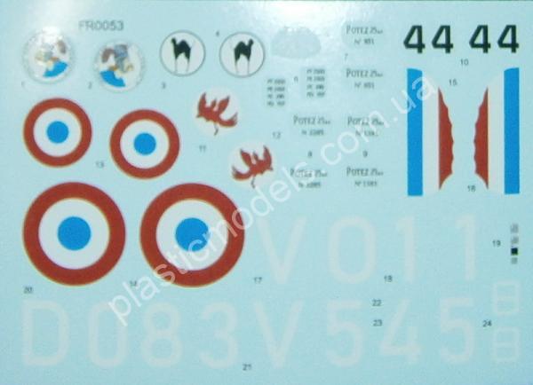 1/72 Frrom Azur 0053 Potez 25 Renault 12 Kg