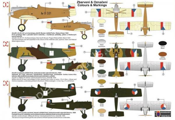 1/72 Kovozavody Prostejov 0341 Avia B-3 „Military“