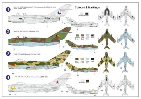 1/72 AZ model 7877 Mikoyan-Gurevich MiG-17F 'Warsaw Pact'