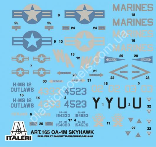 1/72 Italeri 165 OA-4M Skyhawk II