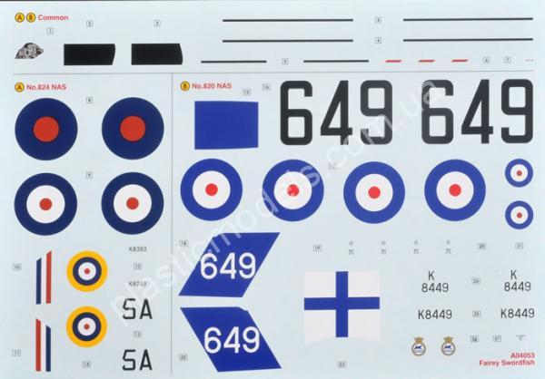 1/72 Airfix 4053 Fairey Swordfish Mk.I